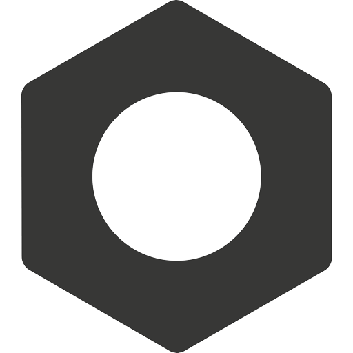 Icon einer Sechskantmutter. Dem Logo der Schneiderworx Handwerksgruppe.