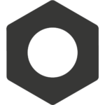 Icon einer Sechskantmutter. Dem Logo der Schneiderworx Handwerksgruppe.